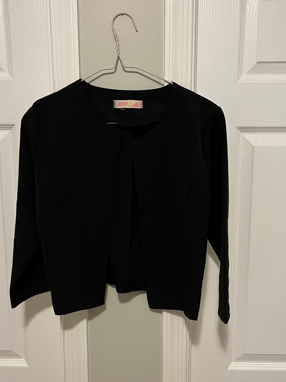 KRISP Black Cropped Blazer Jacket